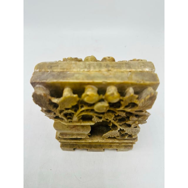 Carved Stone Bookends For Sale In Charleston - Image 6 of 8