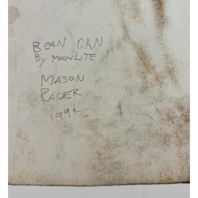 Mason Rader, Abstract Surrealist Spray Paint Mixed Media Painting Outsider Art Mason Rader, 1994 For Sale In Miami - Image 6 of 6