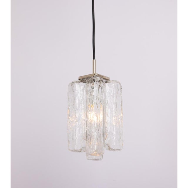 Murano Glass Granada Pendant Light by Kalmar, Austria, 1970s For Sale - Image 15 of 16