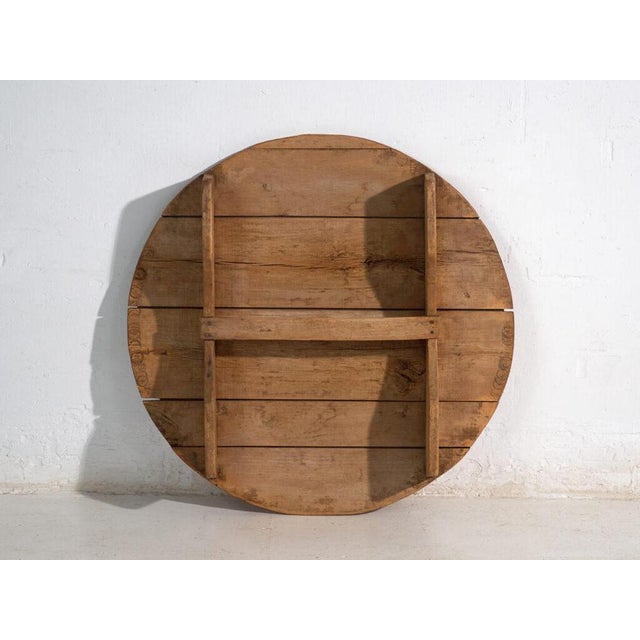 Brown Rustic Wabi-Sabi Wooden Coffee Table For Sale - Image 8 of 10