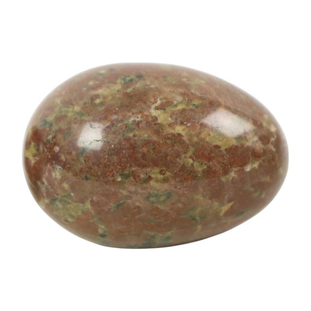 Large Marble Natural Stone Decorative Eggs, 1980s, Set of 3 For Sale - Image 4 of 12