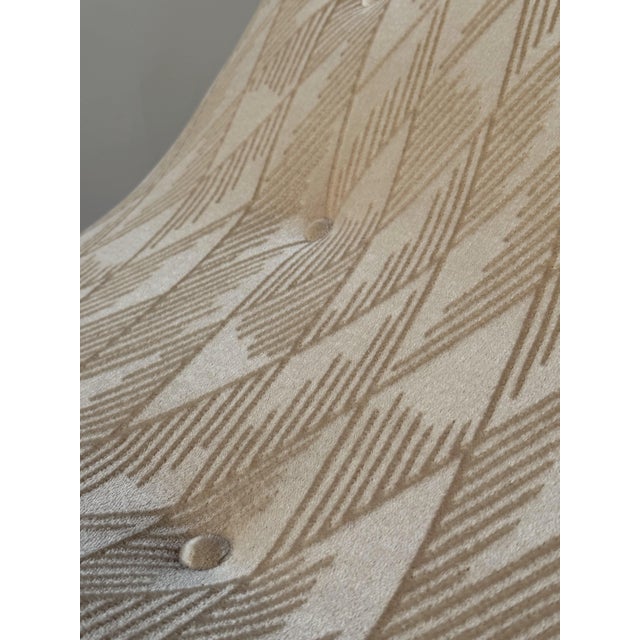 Adrian Pearsall for Craft Associates Model 1264 Rocking Chaise in Cut Mohair For Sale In New York - Image 6 of 12