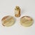 A gorgeous vintage onyx lighter and ashtray pair. Beautiful greenish grey with brown veining. Lighter is heavy and feels...