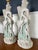 Vintage Faux Bois Plaster Egret Lamps For Sale - Image 4 of 5
