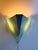 1990s Vintage Postmodern Acrylic and Metal White Triangular Wall Lamp by Happy Light, 1980s For Sale - Image 5 of 17