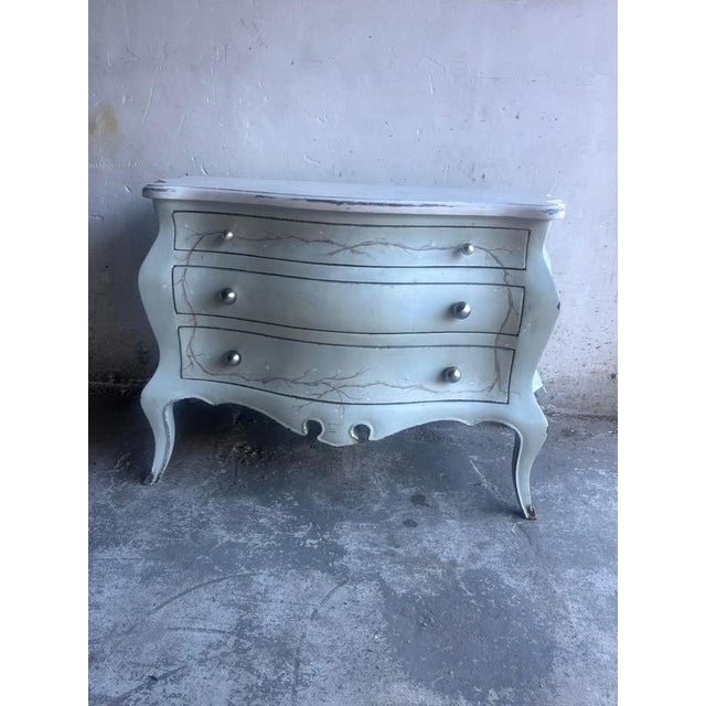 Hand-Painted Rococo Chest of Drawers For Sale - Image 8 of 8