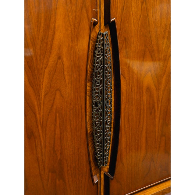 Mid Century Genova Tall Boy Chest of Drawers For Sale In New York - Image 6 of 10