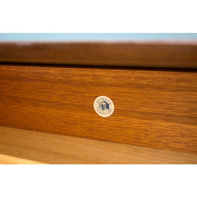 Brown Mid-Century Modern Walnut Chest of Drawers from Meredew, 1960s For Sale - Image 8 of 10