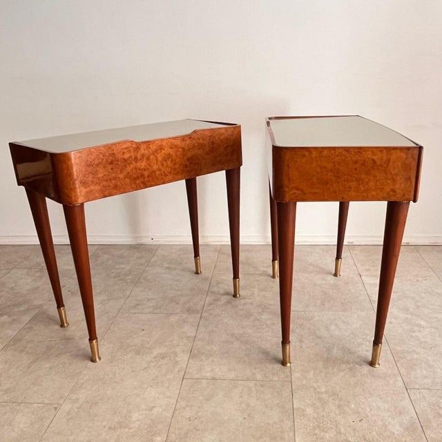 Mid-Century Modern Bedside Tables by Paolo Buffa, 1950s, Set of 2 For Sale - Image 18 of 18