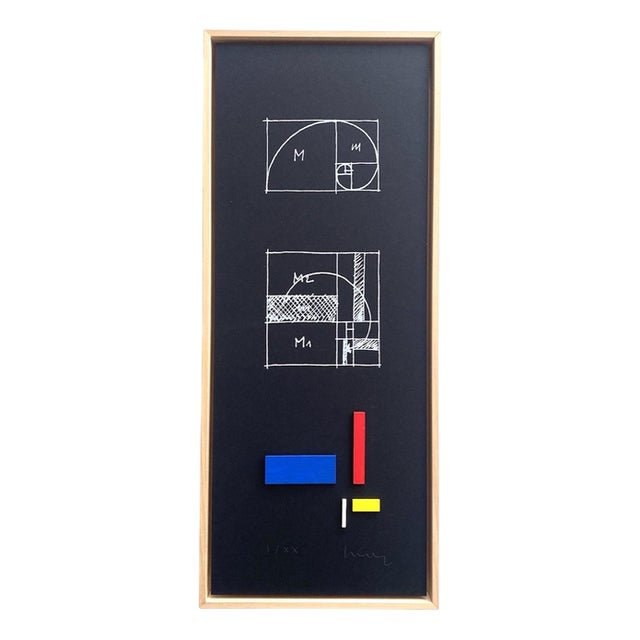 Jo Niemeyer, Golden Mean Construction, 2023, Mixed Media, Paper For Sale