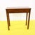 Brown Walnut-Stained Pine Console Table with Straight Legs For Sale - Image 8 of 8