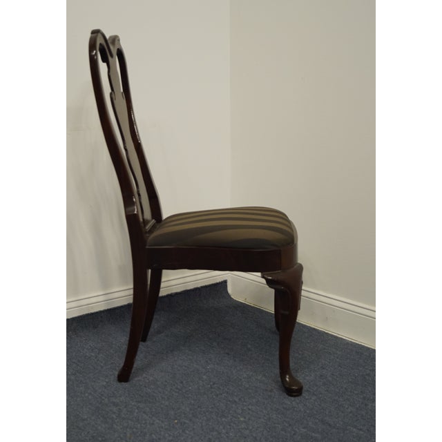Statton Furniture Solid Cherry Traditional Queen Anne Style Side Chair