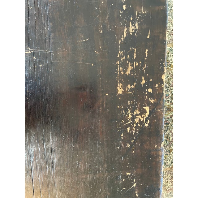 1930s Vintage Japanese Low Table With Drawers Wabi Sabi For Sale - Image 10 of 12