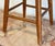 Vintage Handmade Wood Counter Stool For Sale - Image 9 of 10