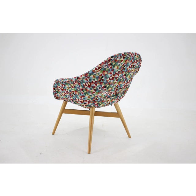 Shell Lounge Chair from Miroslav Navratil, Czechoslovakia, 1960s For Sale - Image 4 of 9