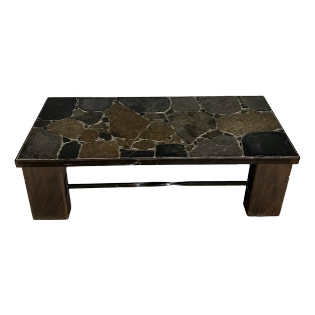 Slate Coffee Table, France, 1990s For Sale
