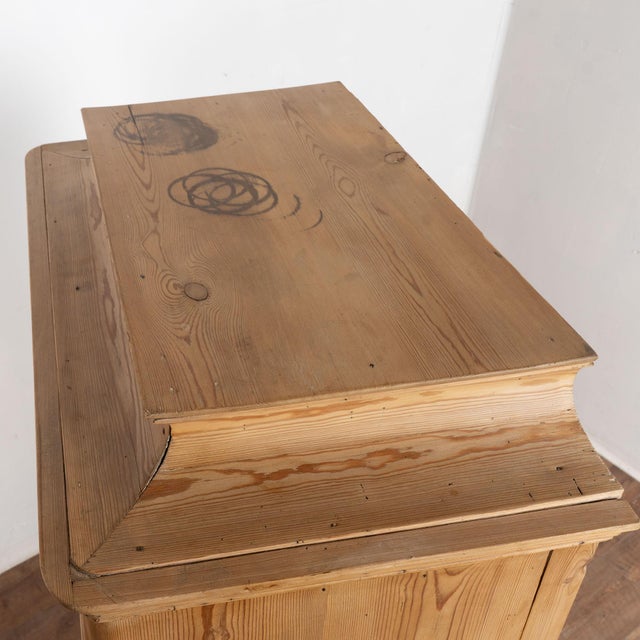 Mid 19th Century Danish Pine Highboy Chest of Seven Drawers For Sale - Image 4 of 17