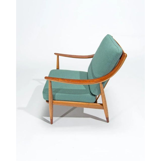 Mid-Century Danish Armchair in Teak & Oak by Pater Hvidt for France & Søn / France & Daverkosen, 1950s For Sale - Image 10 of 12