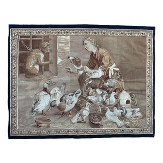 Antique Spanish Royal Manufactury Tapestry, 1890s For Sale
