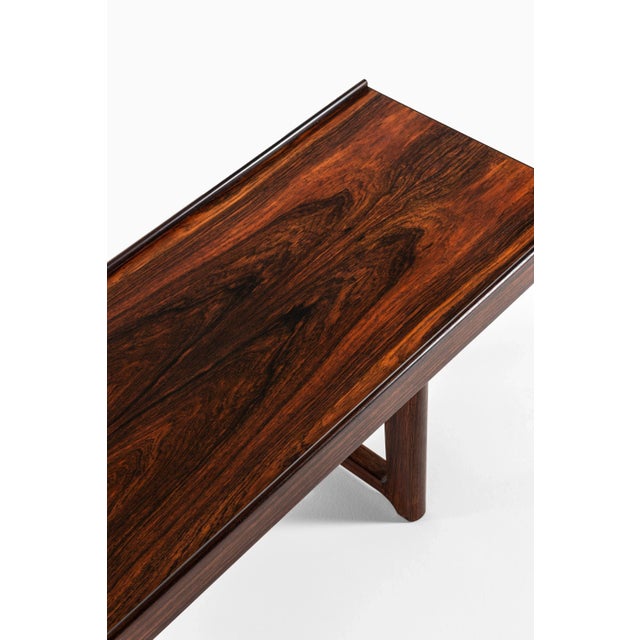 Torbjørn Afdal Model Krobo Side Table or Bench by Torbjørn Afdal for Middle Strands Furniture Factory, 1960s For Sale - Image 4 of 10