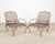 Neoclassical Pair of Rose Tarlow Twig Iron Garden Lounge Chairs + Ottomans For Sale - Image 3 of 18