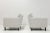 Mid-Century Modern Edward Wormley for Dunbar Lounge Chairs in Holly Hunt Boucle - Set of 2 For Sale - Image 3 of 12