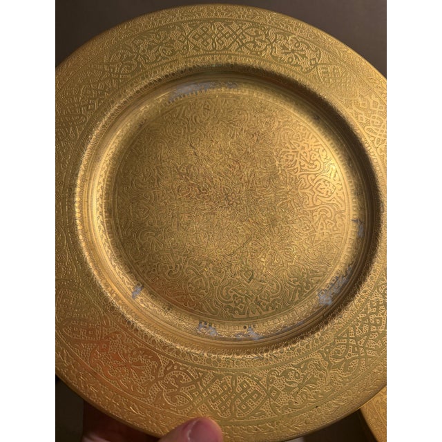 19th C Antique Gold Encrusted Thomas Bavaria Dinner Plates Set of 8 For Sale - Image 9 of 12