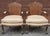 French Late 20th Century Pair Century Furniture Lpuis XV Style Walnut Cane Back and Upholstered Fauteuils For Sale - Image 3 of 12