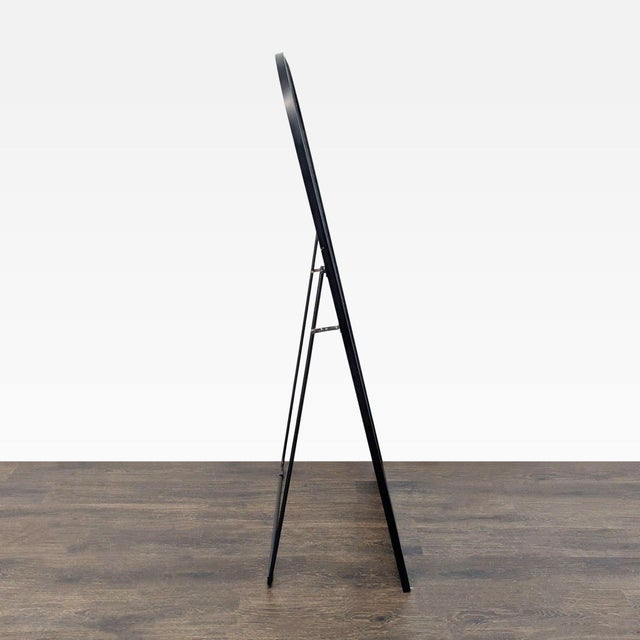 Arched Standing Mirror With Metal Frame For Sale - Image 4 of 6