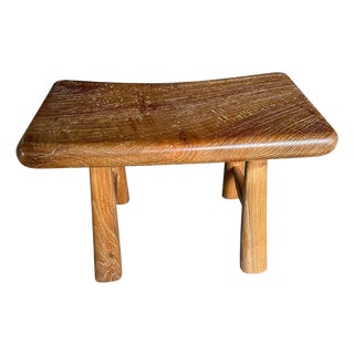 Andrianna Shamaris Mid Century Couture Bench or Stool For Sale