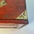 Burnt Umber Antique Chinese Boho Chic Chinoiserie Mahjong Game Set, Rosewood & Brass Box. For Sale - Image 8 of 15