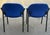 Blue Desk Chairs from Ahrend De Cirkel, 1970s, Set of 2 For Sale - Image 4 of 12