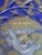 Vintage A. Barton Creation 24k Gold & Cobalt Blue Glass Seder Plate - 13.25" For Sale - Image 12 of 16