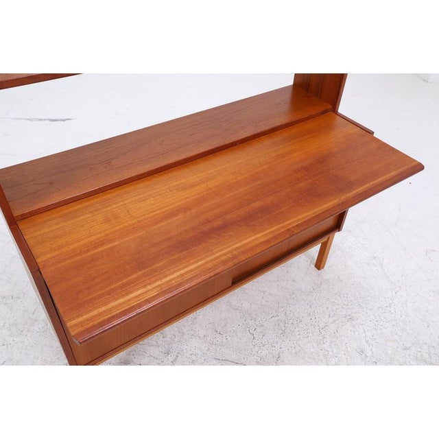 Vintage Teak Bookcase in Wood, 1960s For Sale - Image 10 of 18