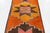 Burnt Orange 3 X 10 Vintage Turkish Wool Runner in Burnt Orange With Tribal Geometric Motifs For Sale - Image 8 of 10