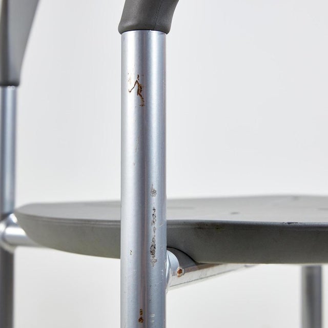 Metal Set of Opus Bar Stools by Pelikan Design for Bent Krogh For Sale - Image 7 of 18