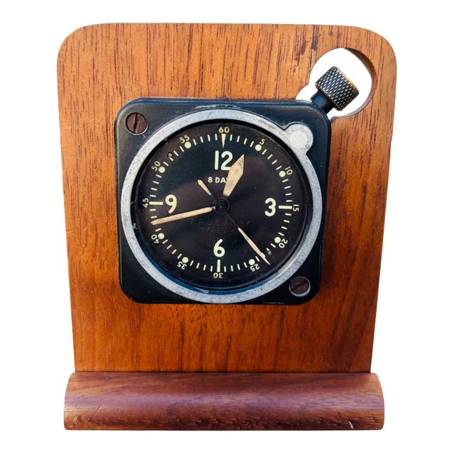 1940s Jaeger-LeCoultre Longines A. F. u.s. Army a-11 8 Day Clock For Sale