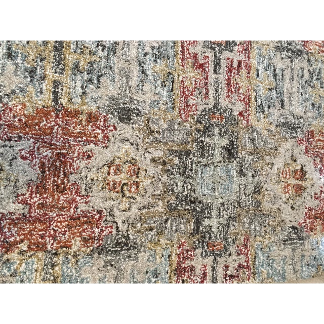 Crate and Barrel Alvarez Garden Hand Tufted Wool Blend Rug 6' x 9