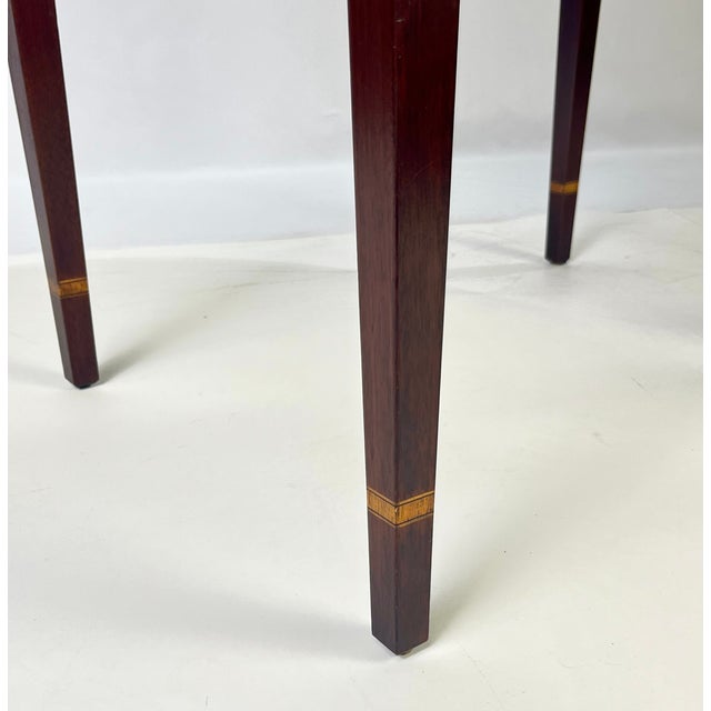 Late 20th Century Federal Style Mahogany Pembroke Table by Henkel Harris For Sale - Image 14 of 16
