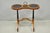Vintage Weiman Heiroom French Empire Regency Style Black Leather Top Side Table For Sale - Image 17 of 17