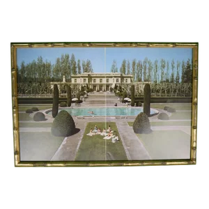 Slim Aarons California Estate C1974 Framed Color Double Plate