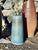 Blue Studio Ceramic Vase with Anthracite-Turquoise Gradient Glaze from Lu and Gerd Grove, Germany, 1960s For Sale - Image 8 of 18