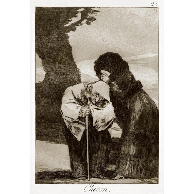 Francisco Goya, Chiton, 1800s, Etching and Aquatint on Paper For Sale