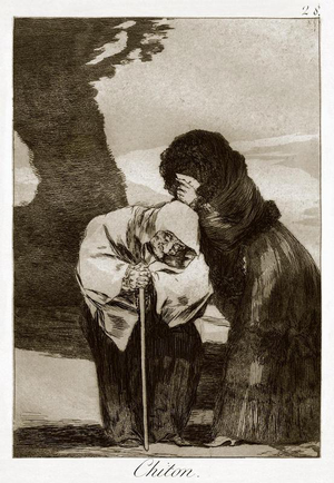 Francisco Goya, Chiton, 1800s, Etching and Aquatint on Paper