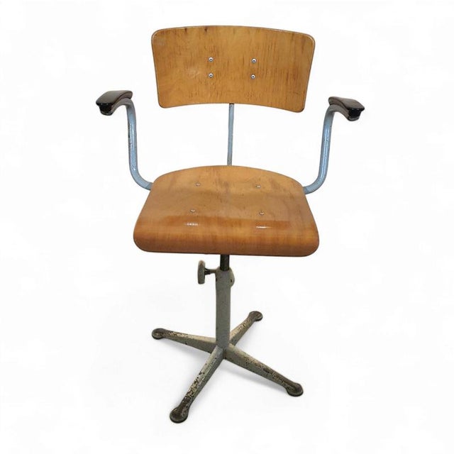 Wood Studio Armchair by Friso Kramer for Ahrend de Cirkel, 1960s For Sale - Image 7 of 8