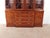 Baker Historic Charleston Flame Mahogany Chippendale Breakfront China Cabinet For Sale - Image 10 of 16