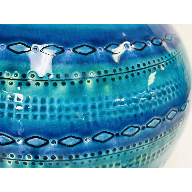 Mid Century Modern Londi Bitossi Style Large Round Vase Made in Italy For Sale In West Palm - Image 6 of 12