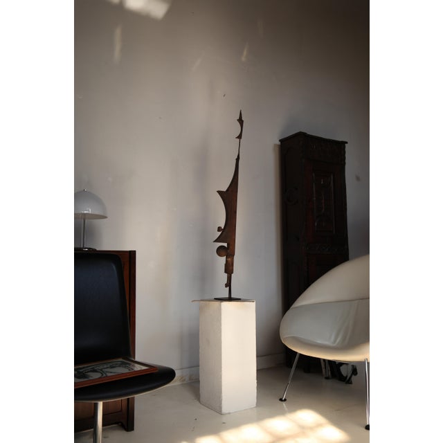 Edwin Neyer, Untitled Iron Stele, 1973, Iron For Sale - Image 4 of 17