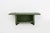 Mid-Century Modern Small Rustic Green Wooden Wall Unit with Shelves, France, 1880s For Sale - Image 3 of 11
