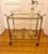 1950s Neoclassical Tea Trolley in Brass with Angel Figurines, 1950s For Sale - Image 5 of 15
